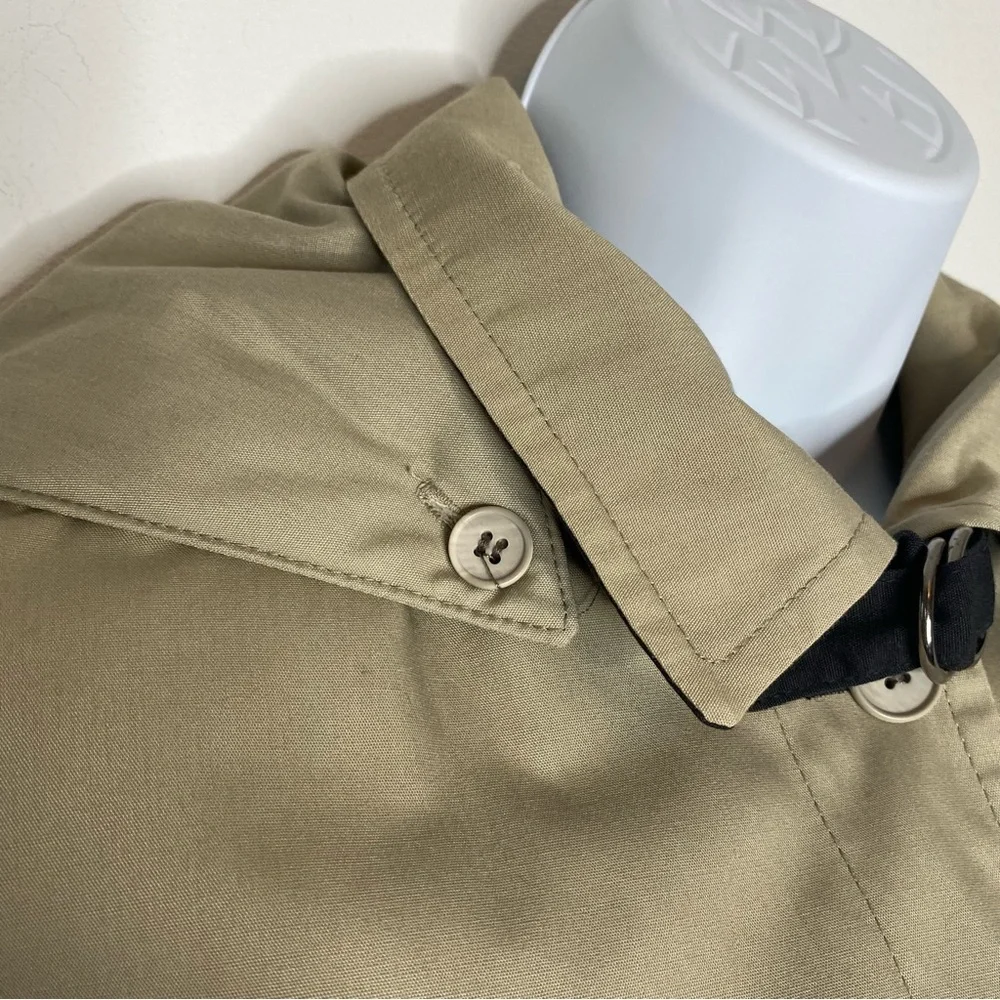 London Fog Vintage Classic Cream Tan Trench Coat